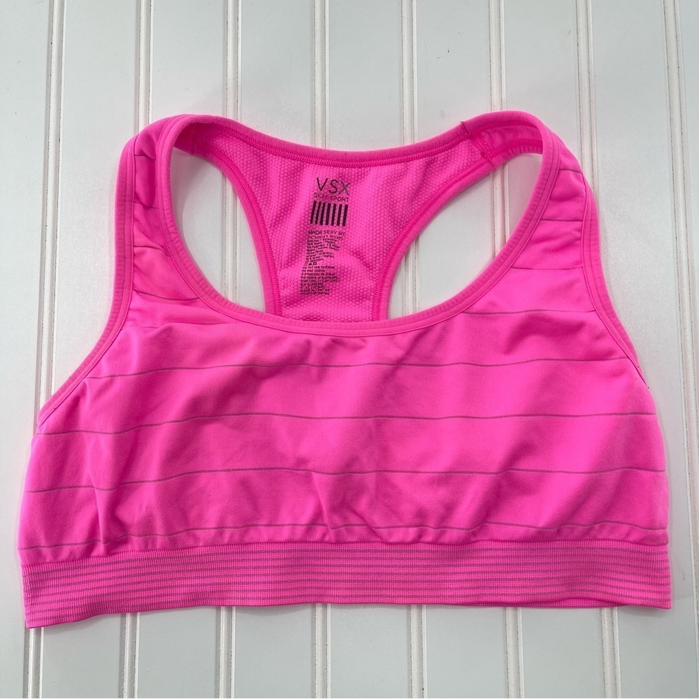 Victoria’s Secret Sexy Sport Hot Pink Sports Bra Size Medium